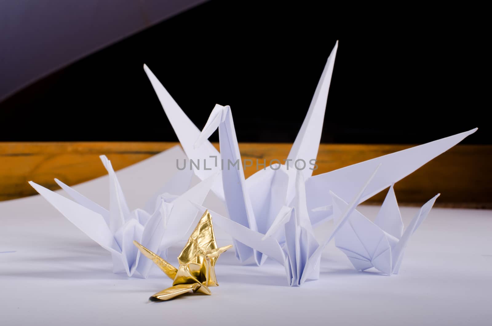 origami cranes by sarkao