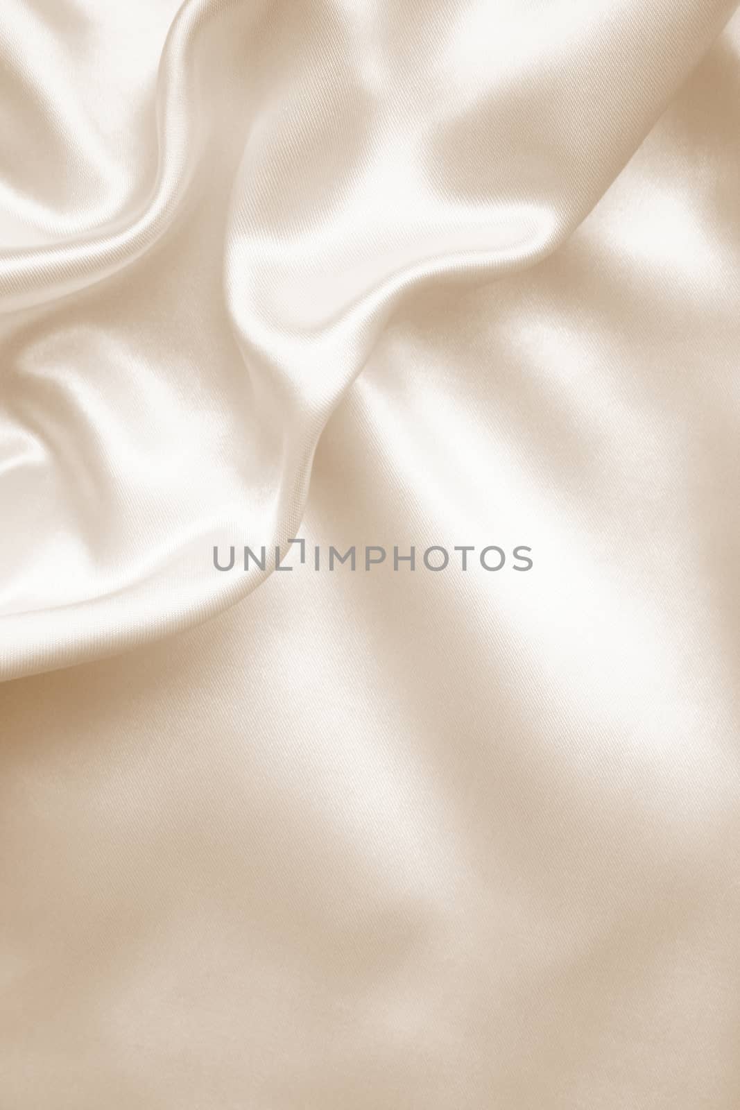 Smooth elegant golden silk can use as wedding background. In Sepia toned. Retro style