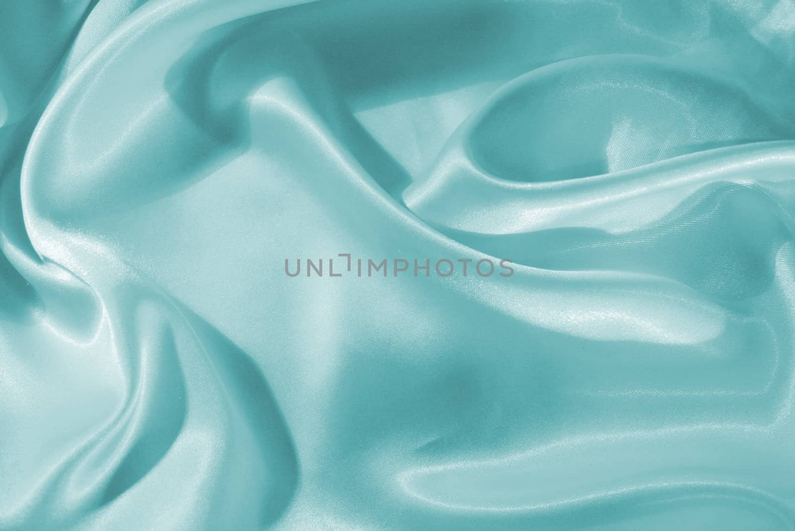 Smooth elegant blue silk or satin can use as background 