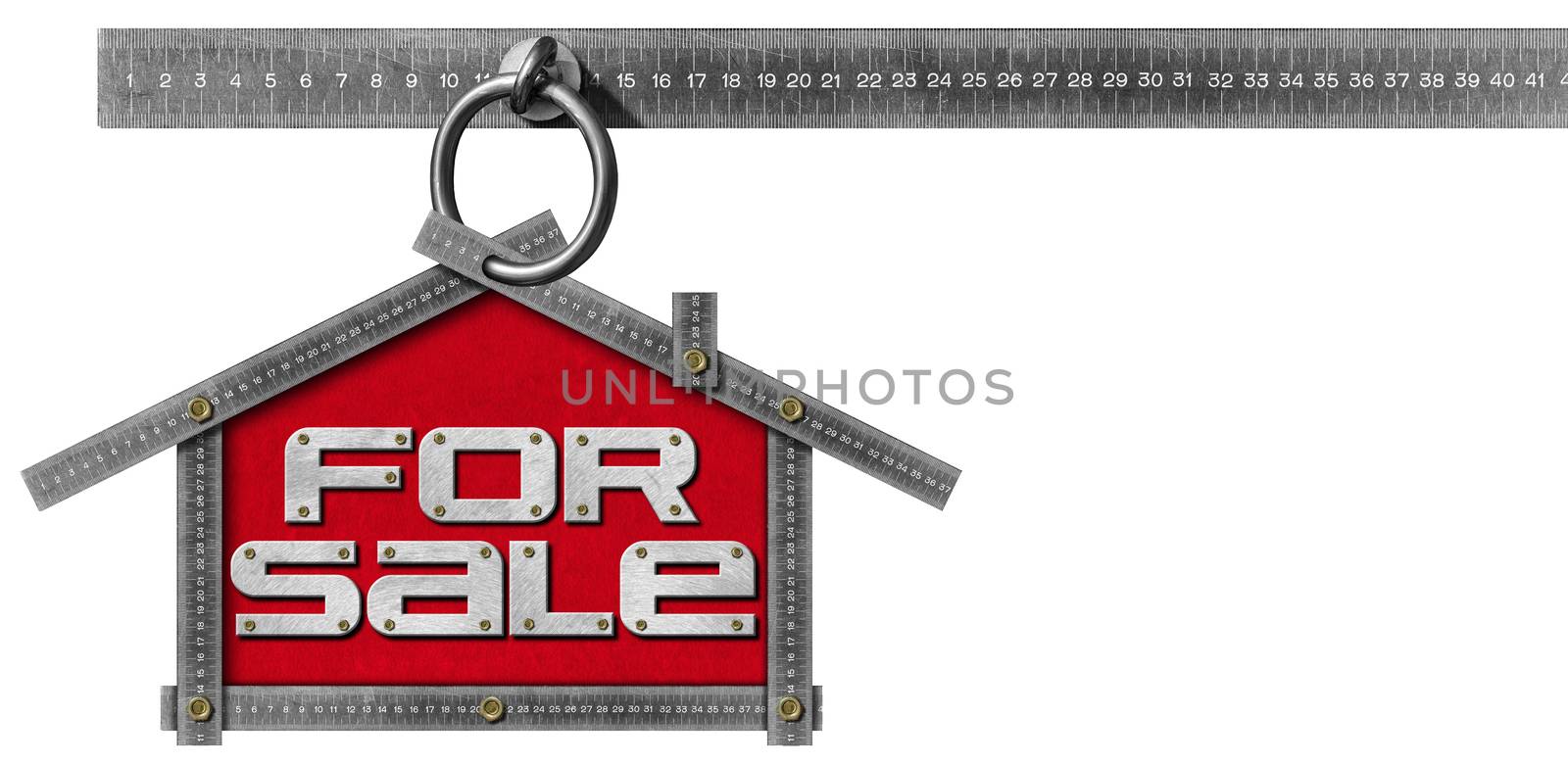 House For Sale Sign - Metallic Meter by catalby