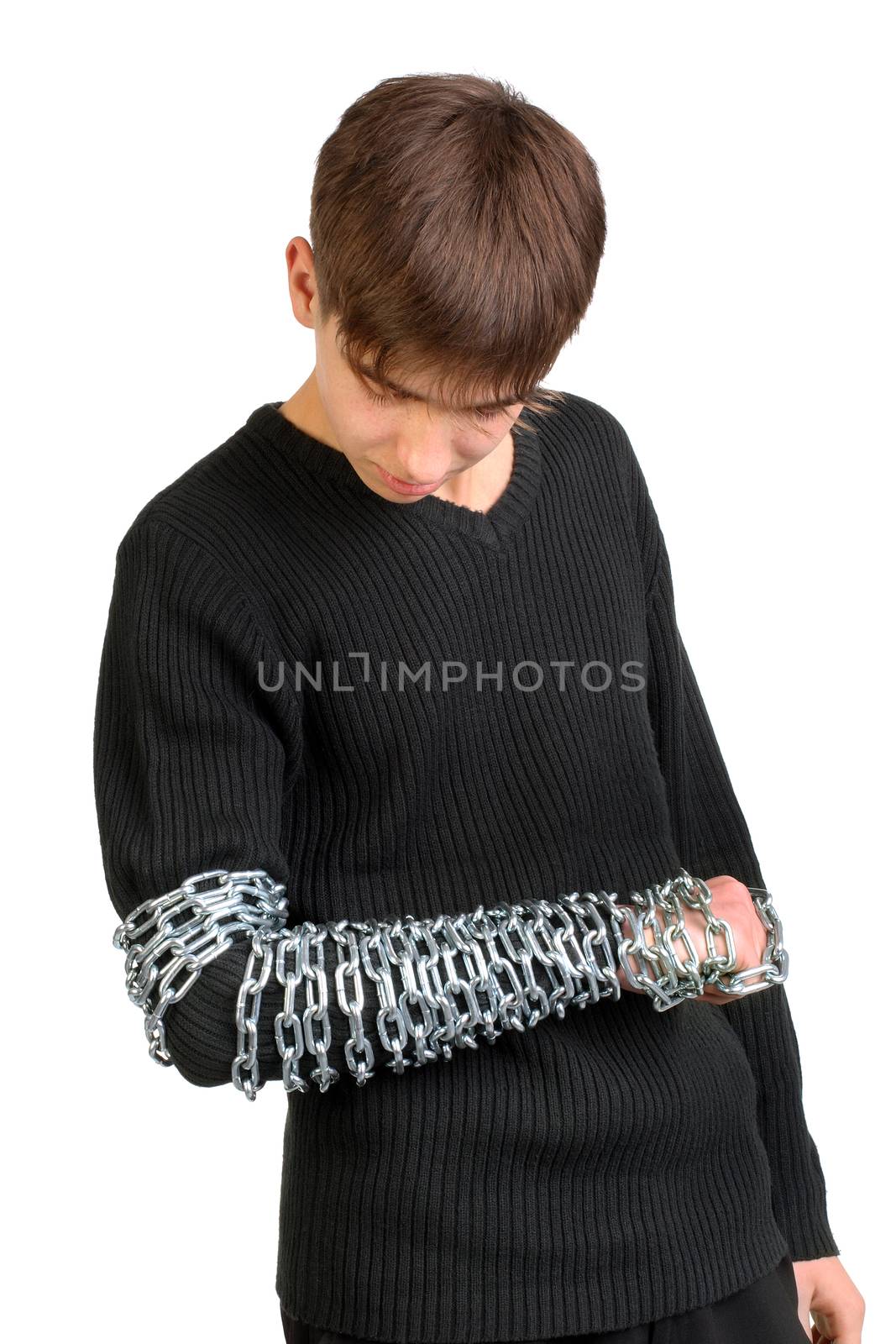 Teenager with a Chain by sabphoto