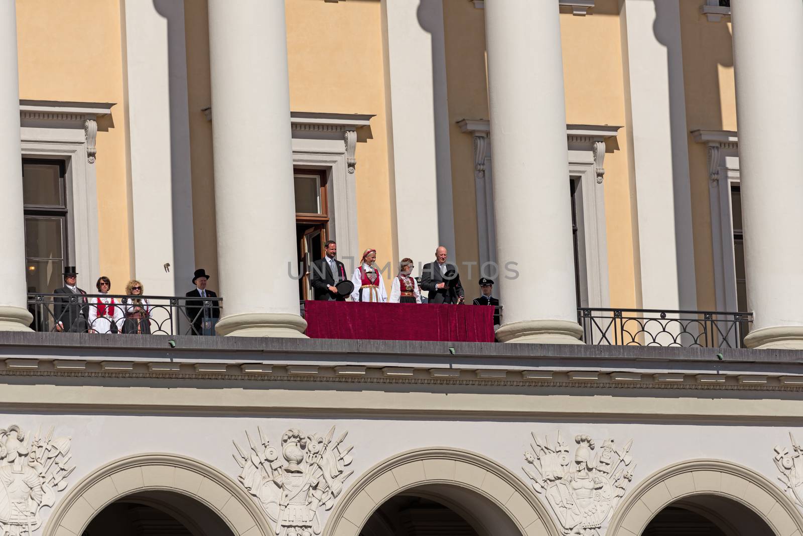 Norwegian Constitution Day king and prince by Nanisimova