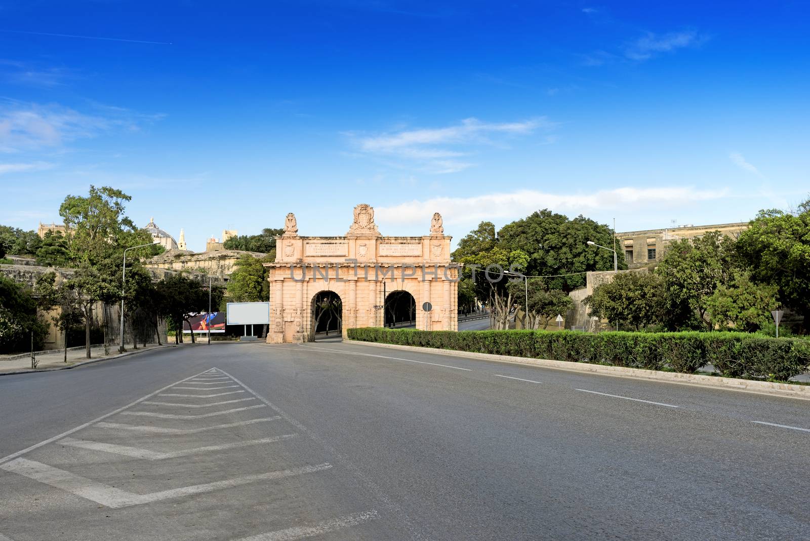 Floriana Gate to Valletta. Malta