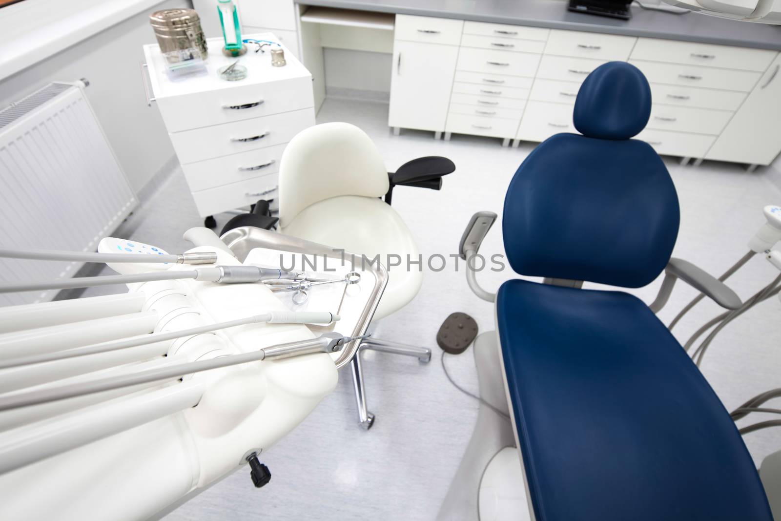 Dentistry office, bright colorful tone concept
