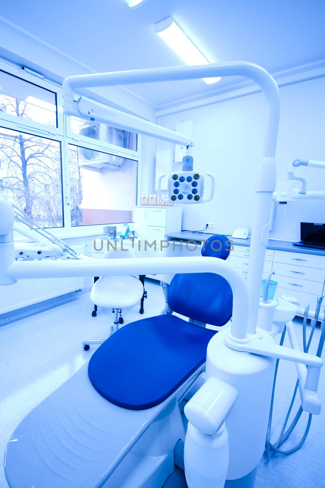 Dentistry office, bright colorful tone concept by JanPietruszka