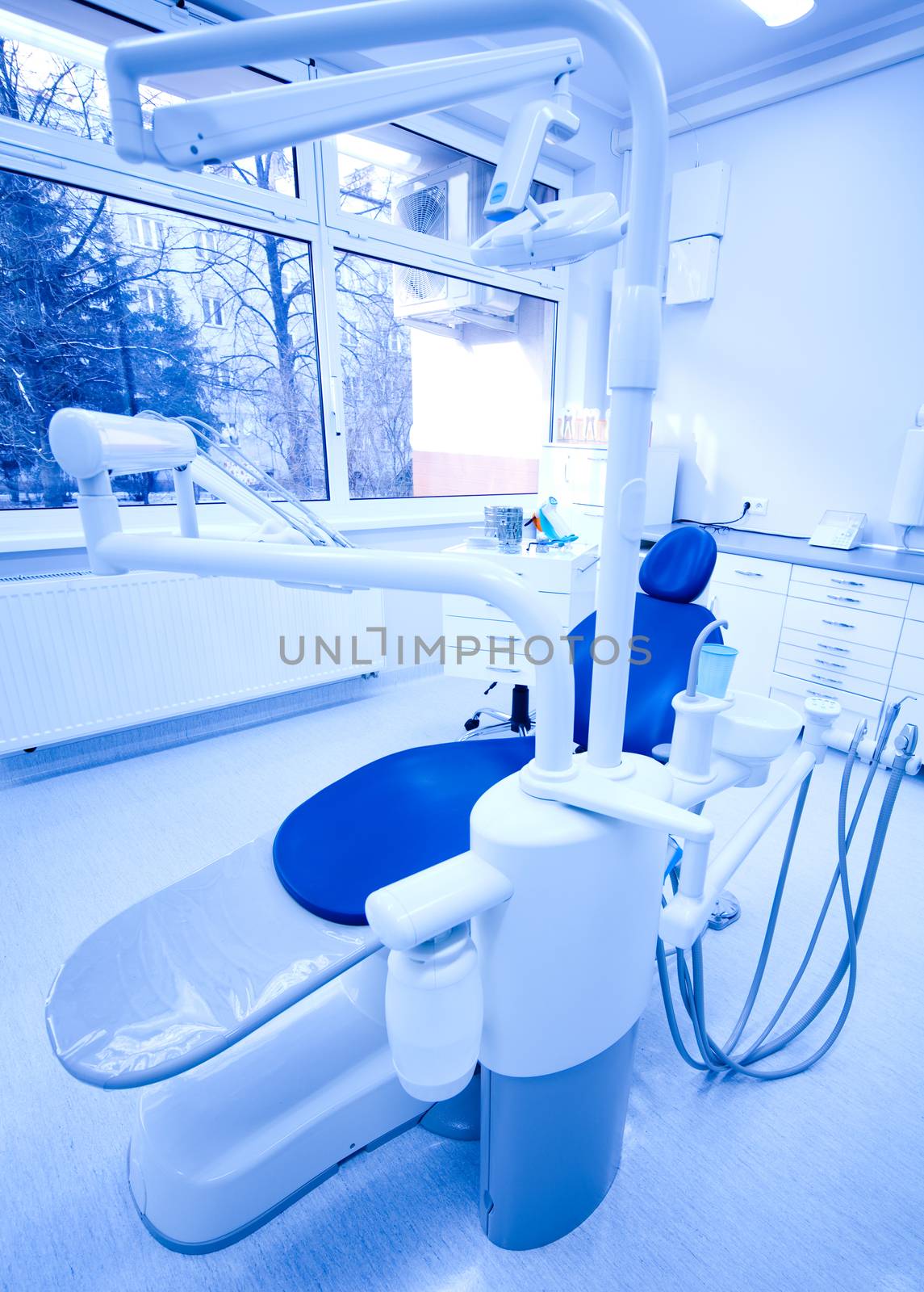 Dental office, bright colorful tone concept by JanPietruszka