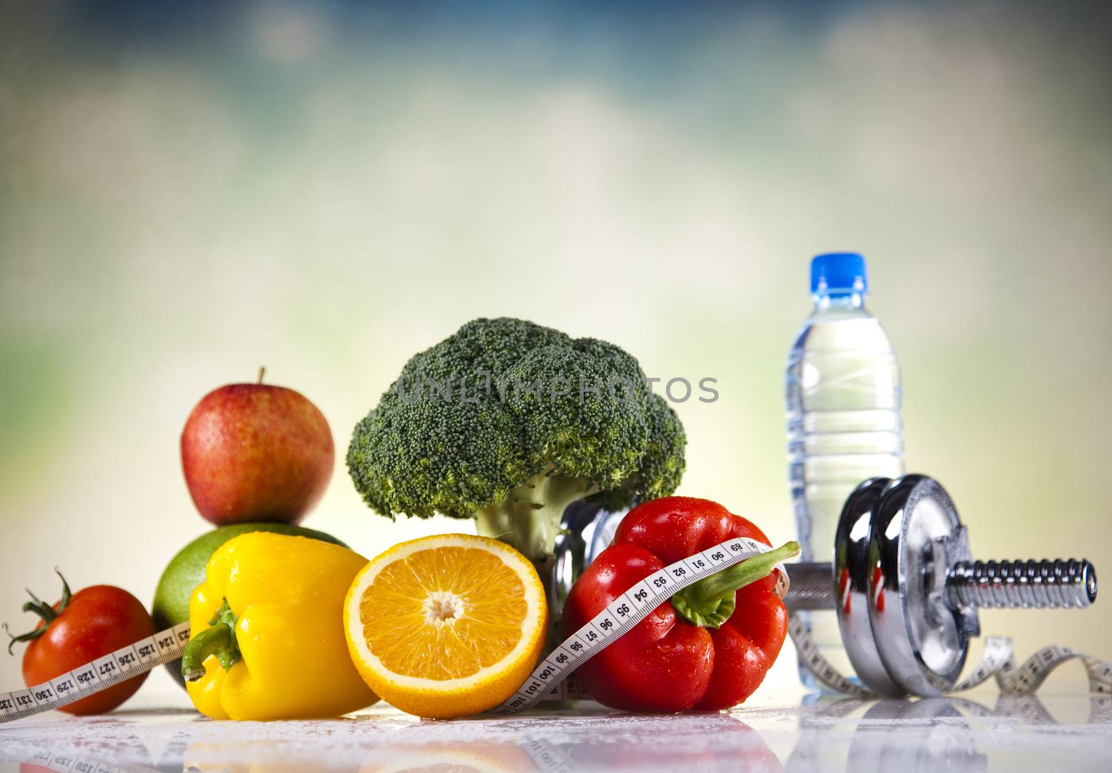 Healthy lifestyle concept, Diet and fitness