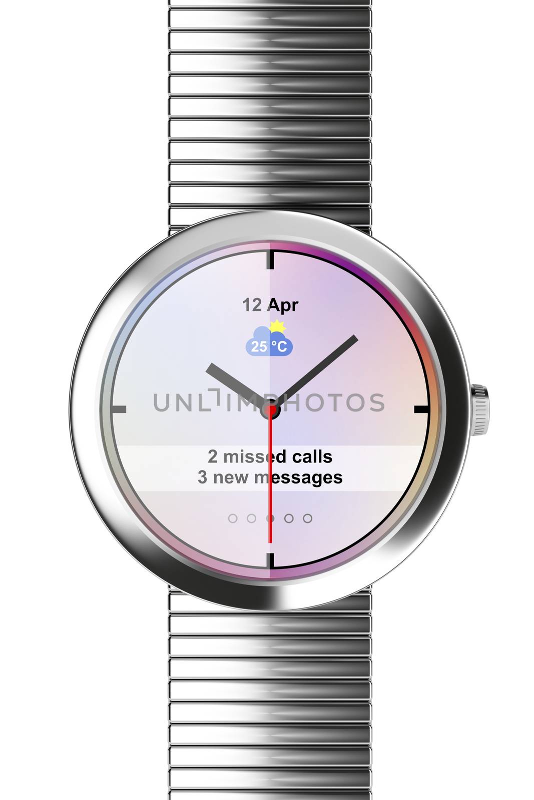 Silver Smart watch by magraphics