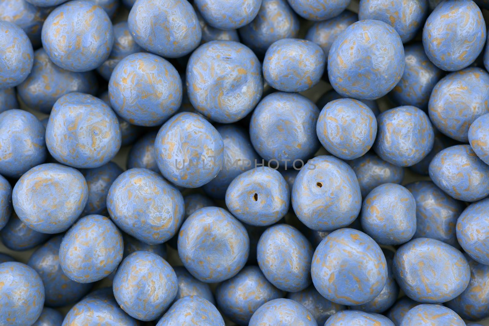 Close-up of covered  blueberries of chocolate at studio