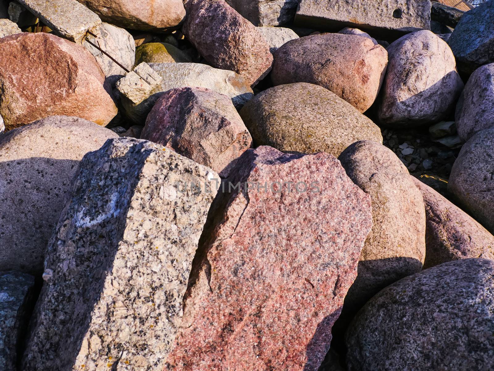 Big stones in the beach by dolfinvik