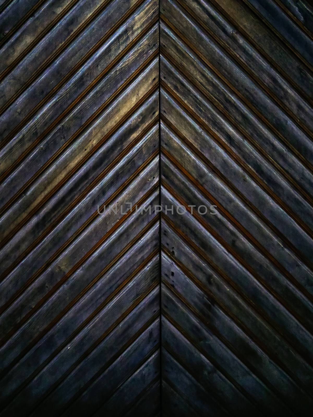 Brown planks of wooden gate texture by dolfinvik