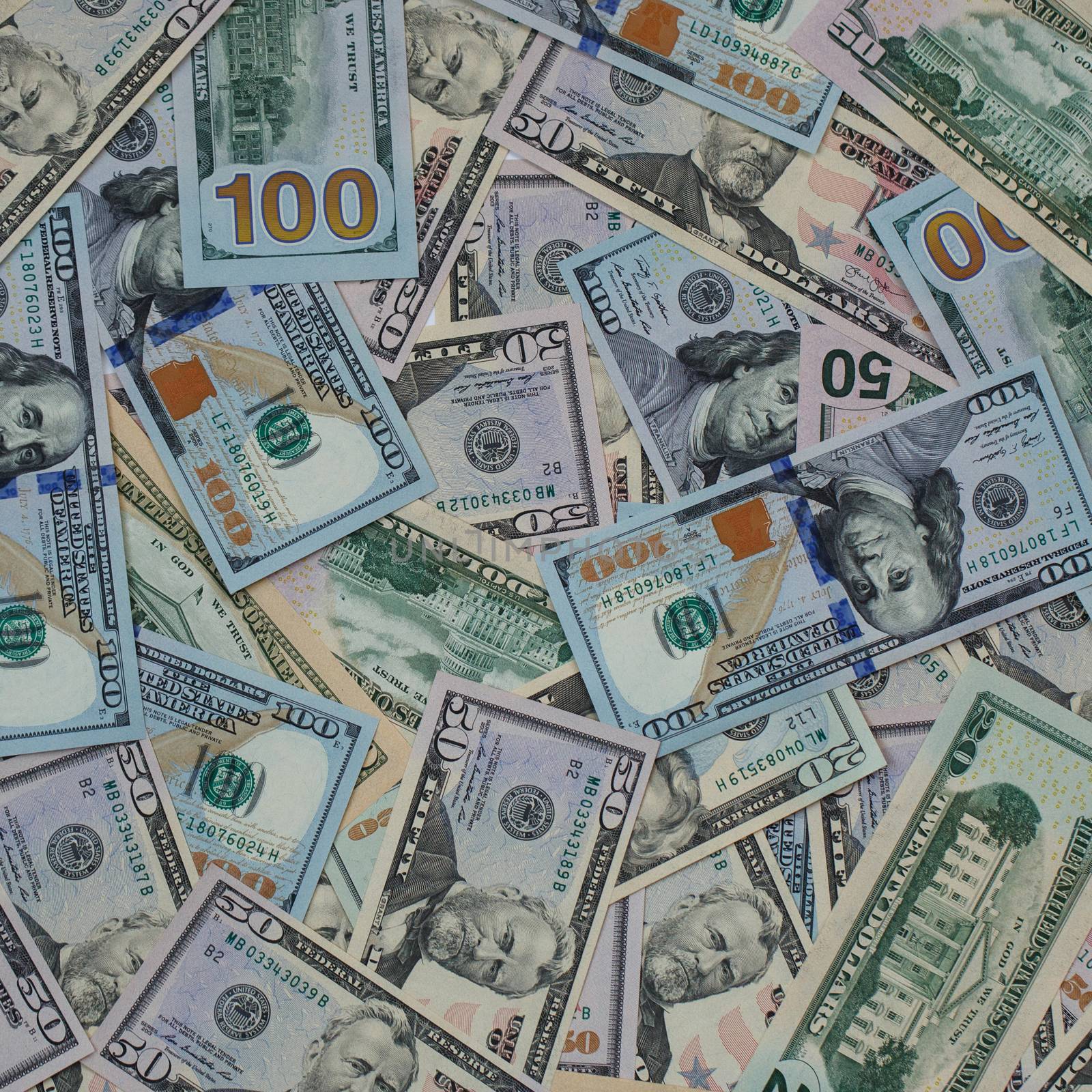 USA dollar money banknotes texture background