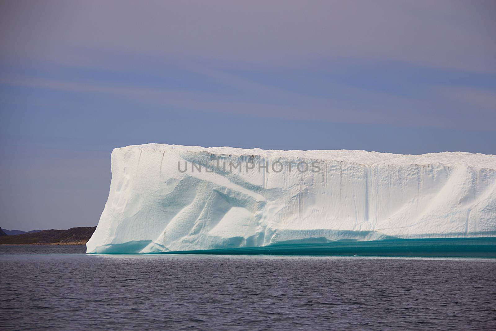 iceberg in the coast of greenland