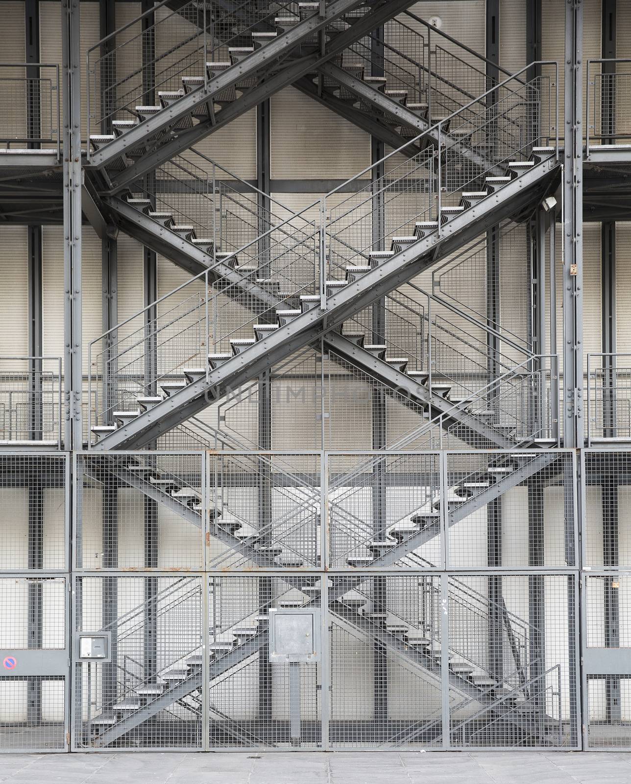 Architectural detail of stairs in formation by gemenacom