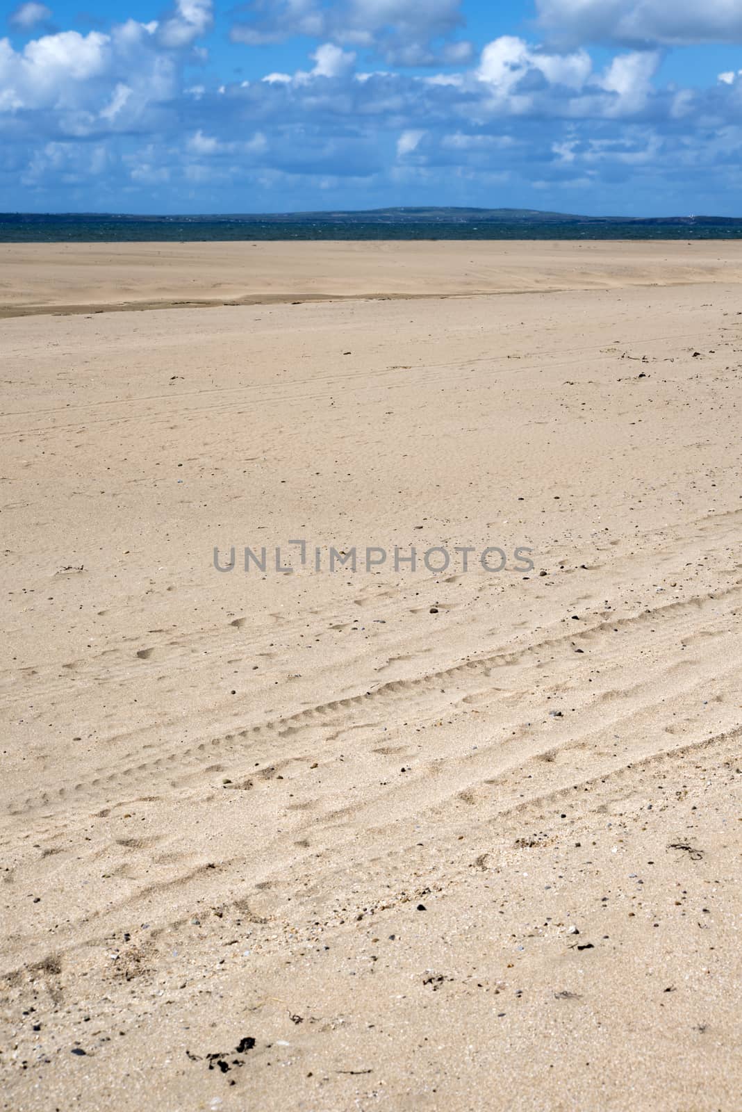 beautiful sandy beach on the wild atlantic way in ballybunion county kerry ireland