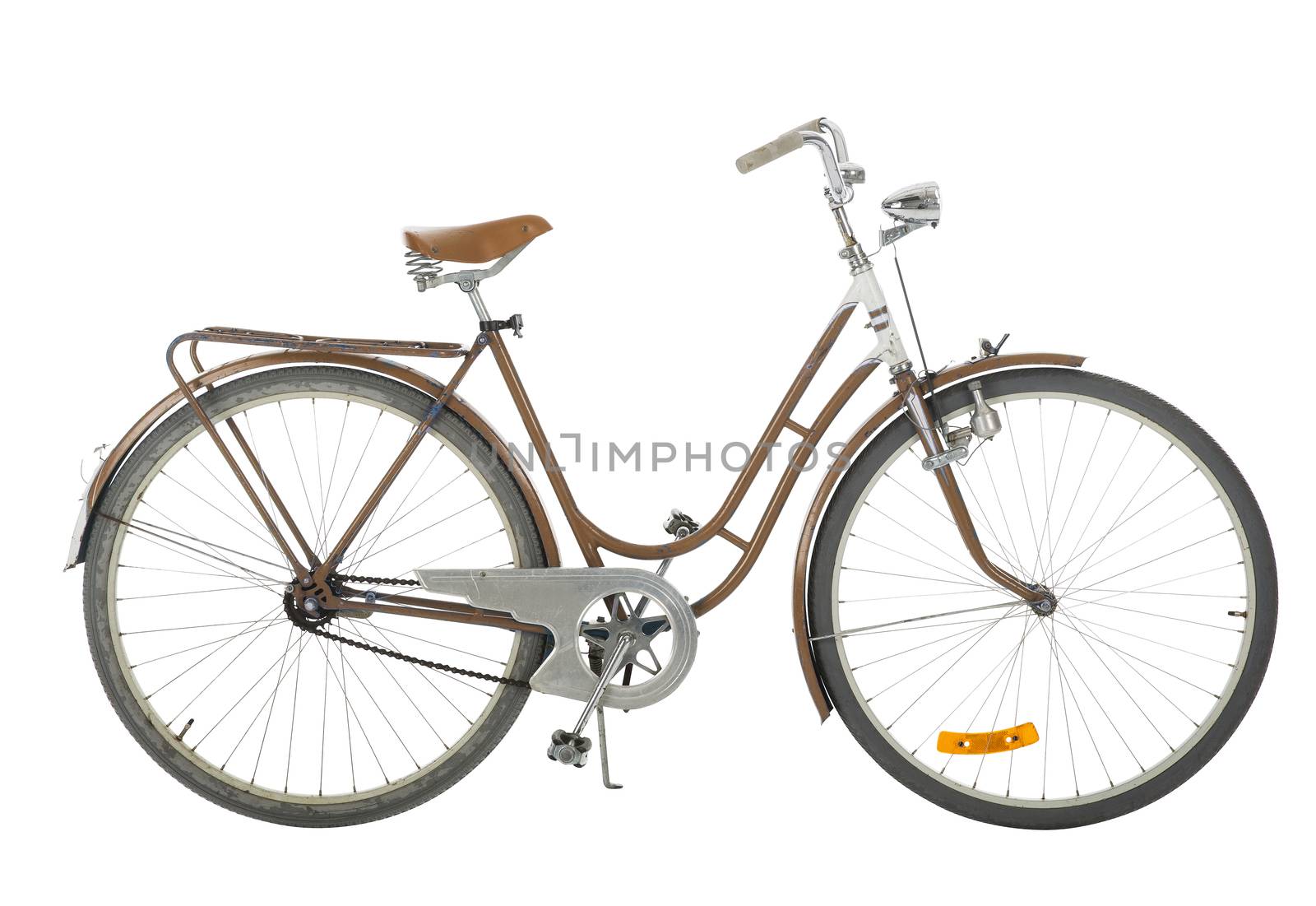 Brown Old fashioned bicycle by gemenacom