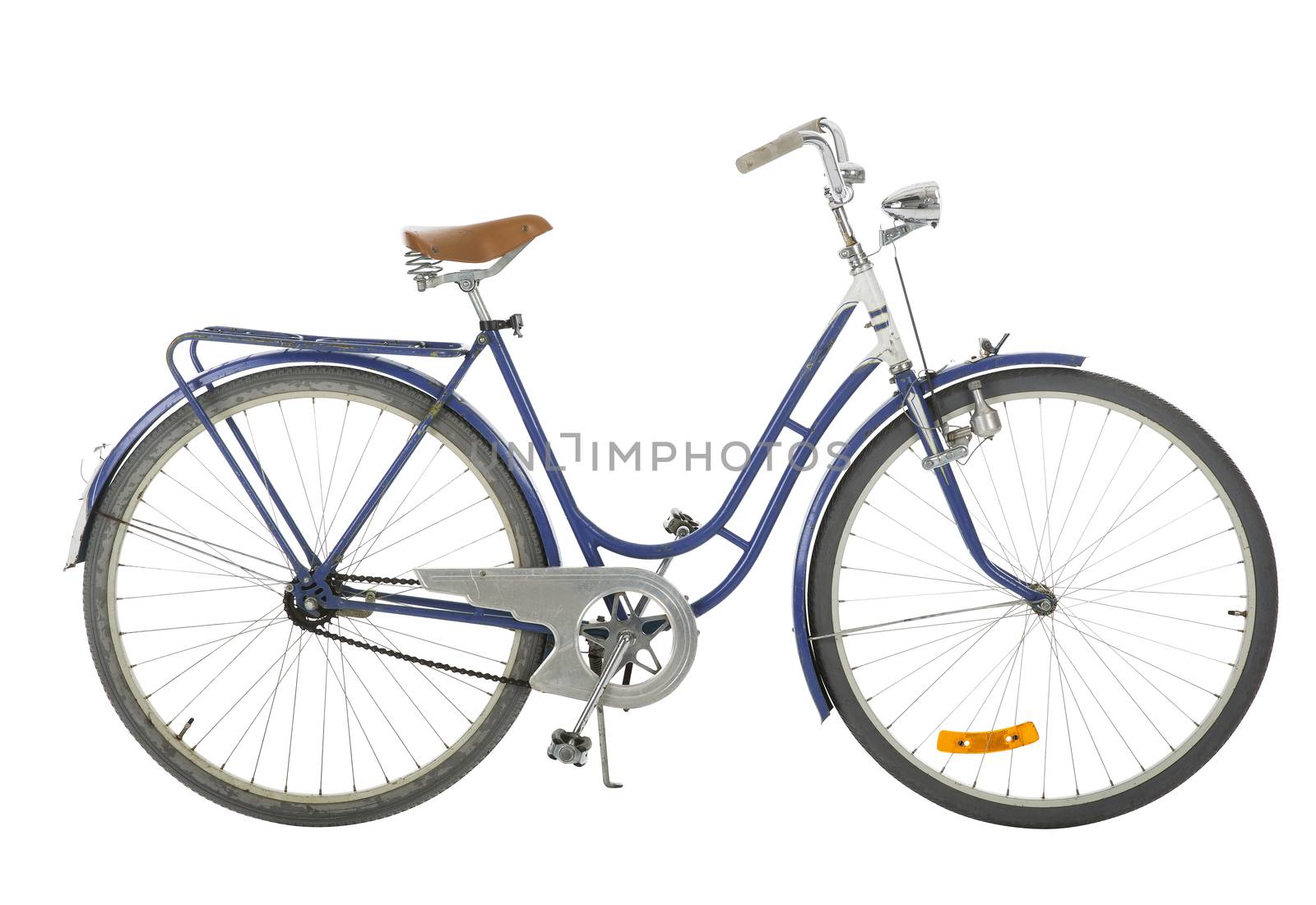 Blue Old fashioned bicycle by gemenacom