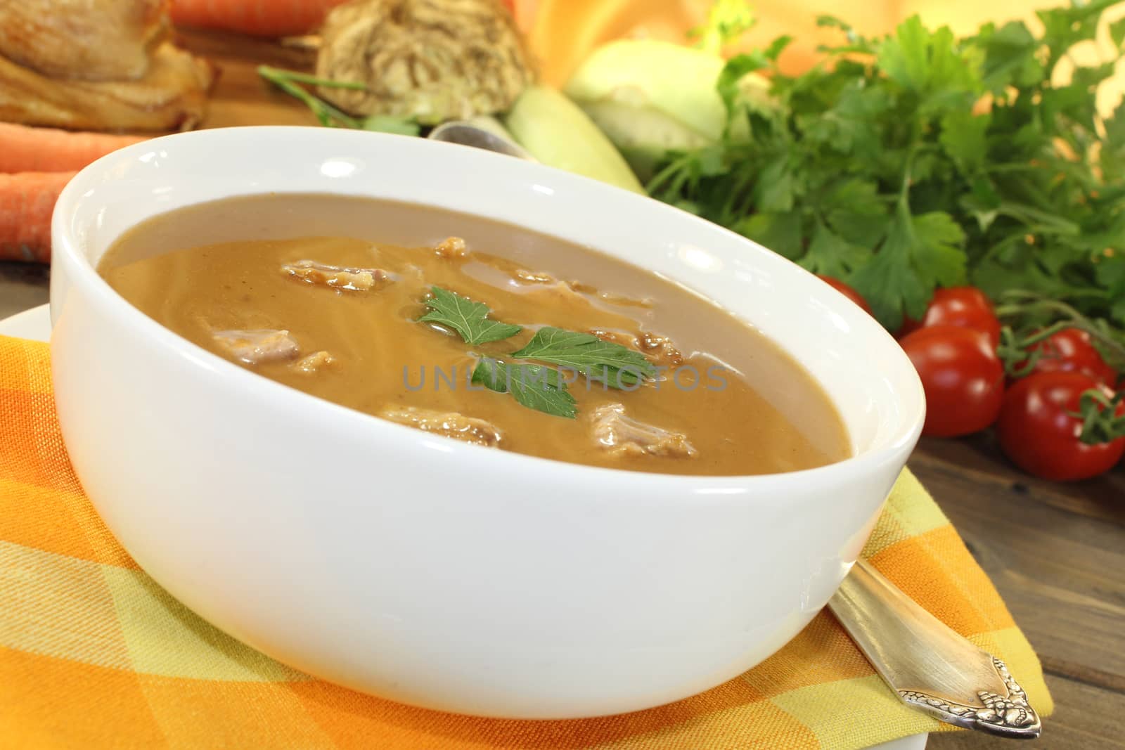 fresh delicious winter duck soup by discovery