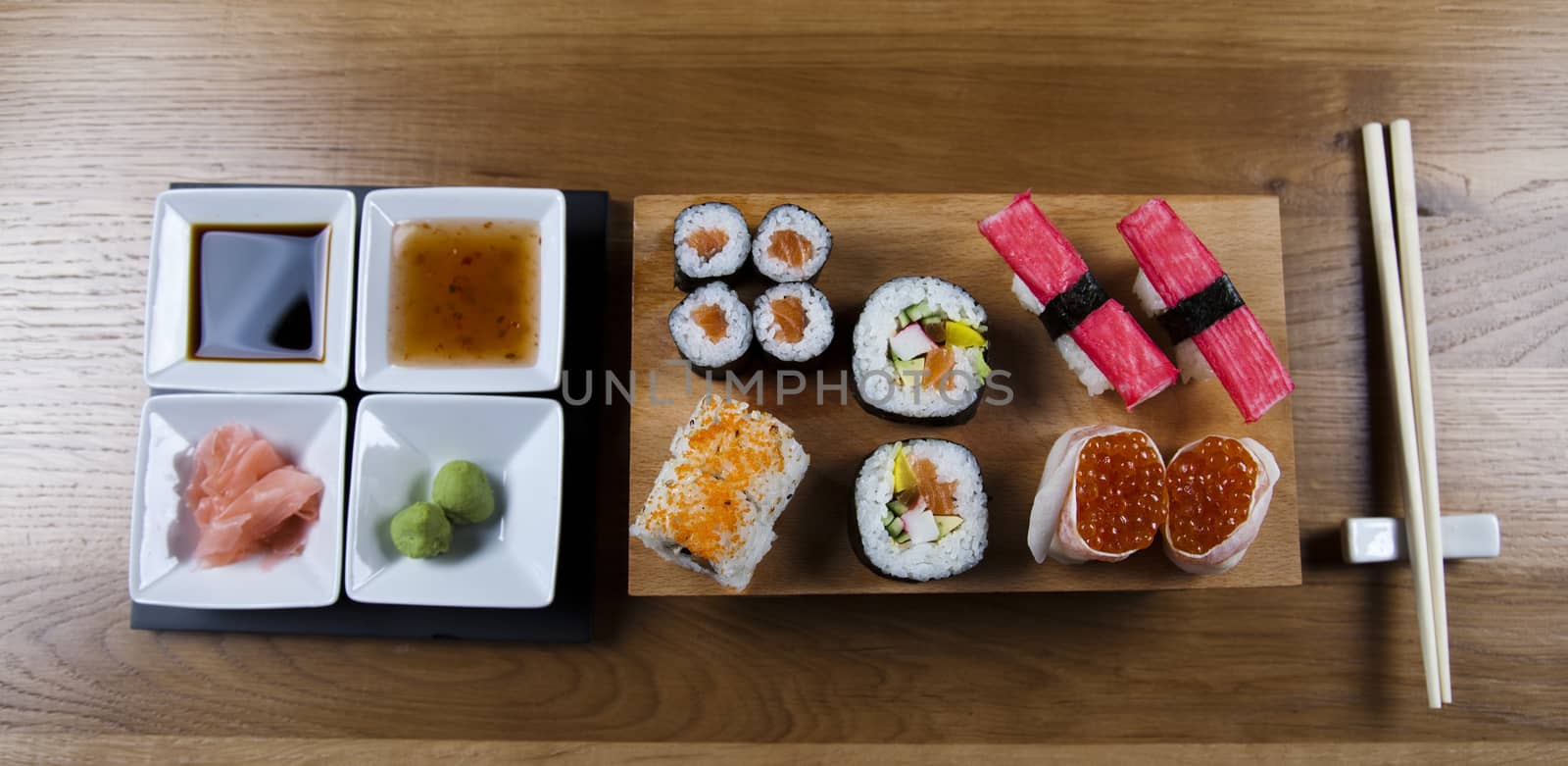 Traditional japanese food, Sushi by JanPietruszka