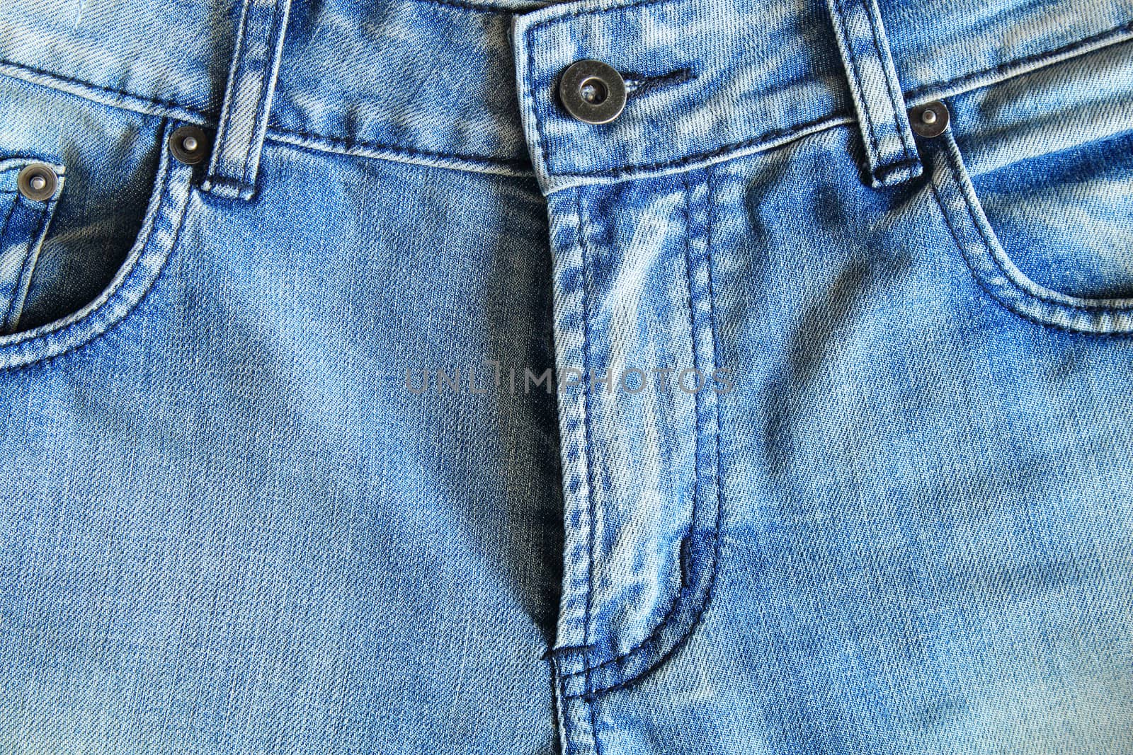 Detail of blue jeans by foto76