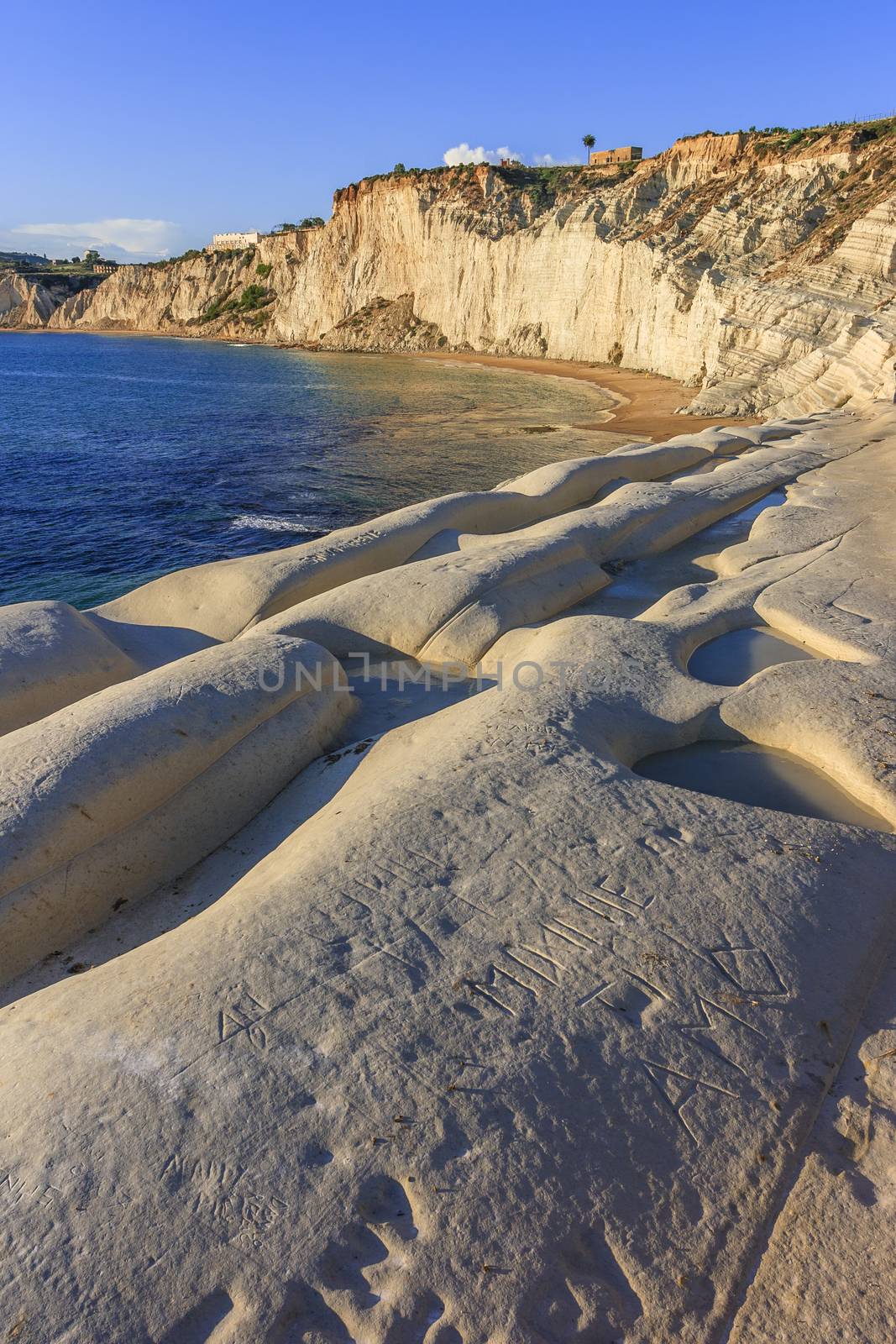 The famous bay "Scala dei Turchi" in Agrigento, Sicily