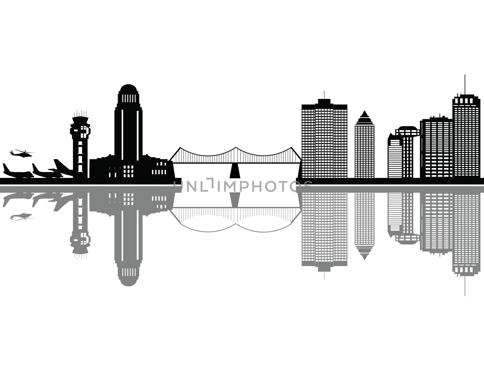 montreal city skyline by compuinfoto