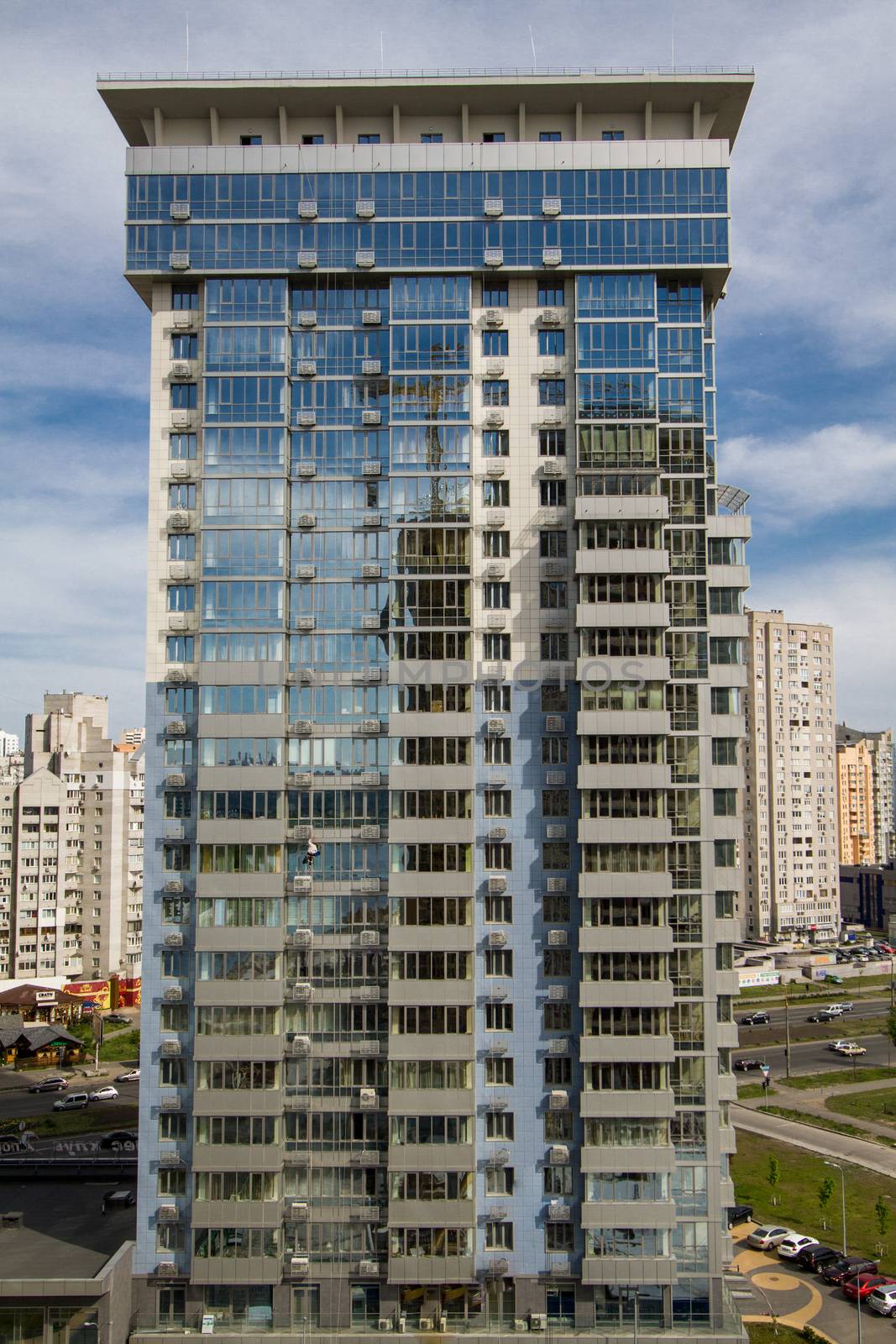 modern residential building by sarymsakov