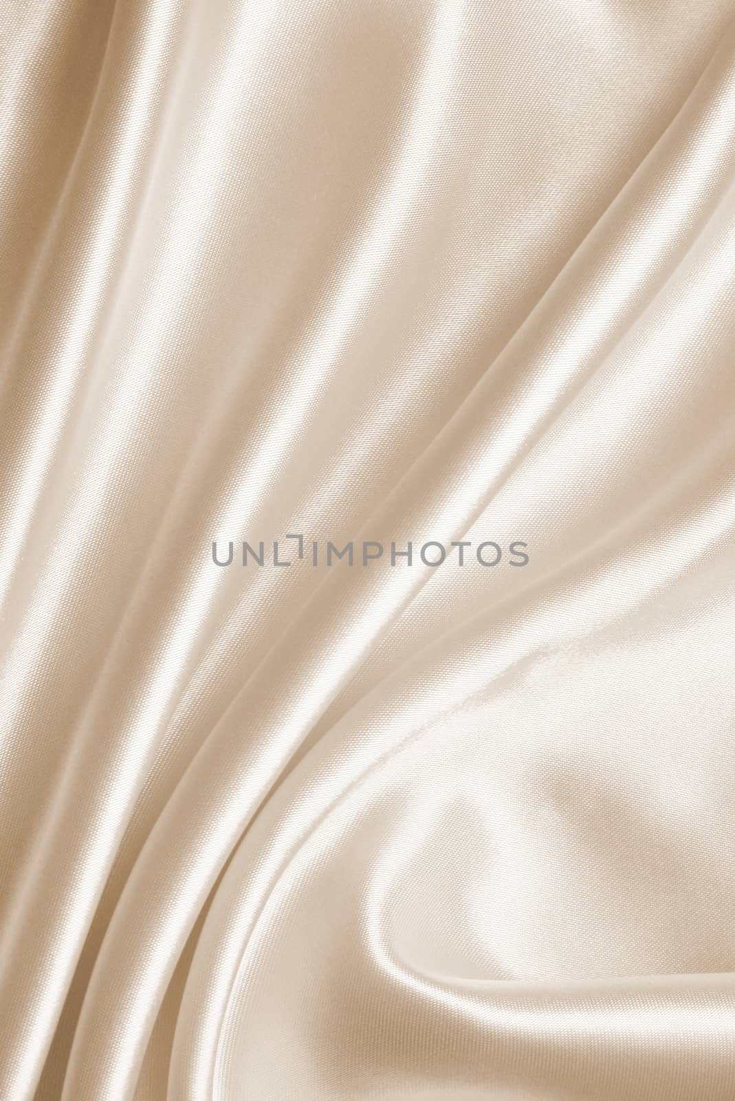 Smooth elegant golden silk can use as wedding background. In Sepia toned. Retro style