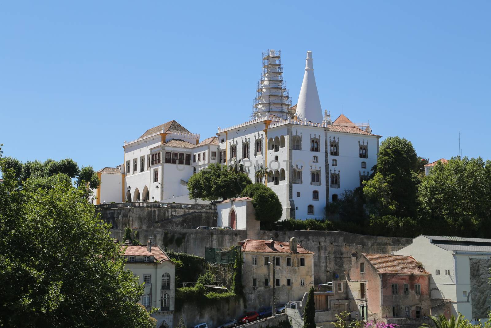 The Sintra National Palace in Sintra, Portugal