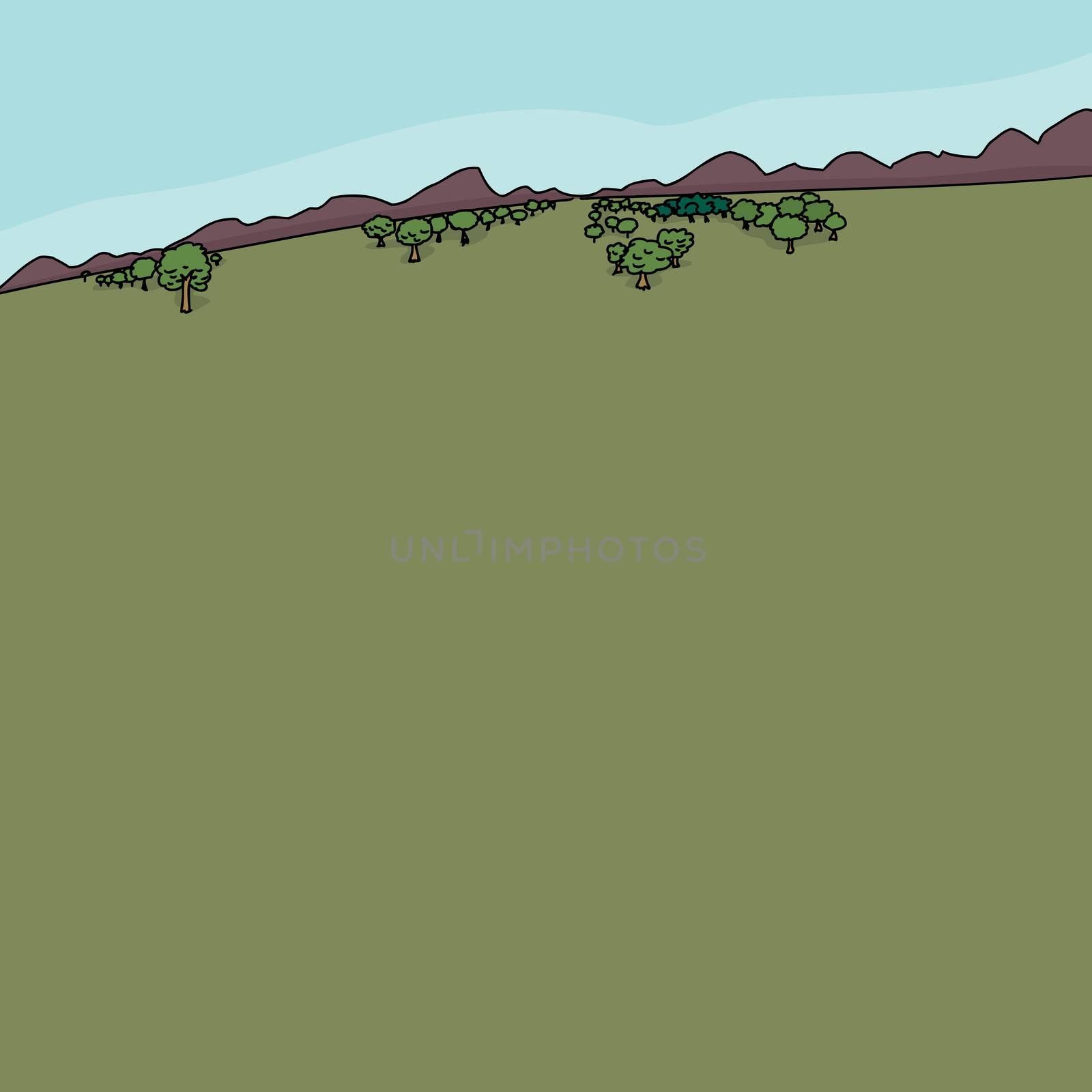Rural Cartoon Background by TheBlackRhino