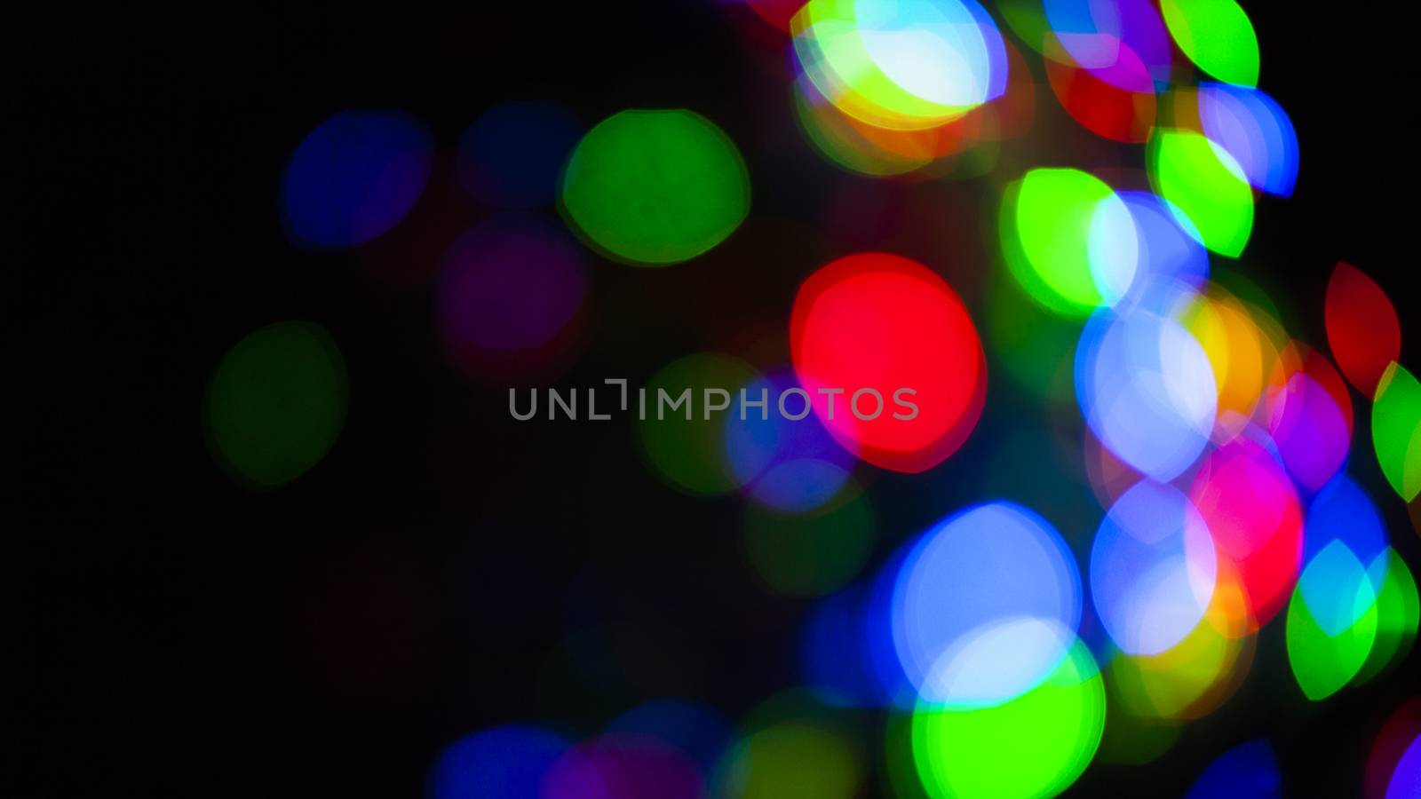 The blurred lights for abstract color background.