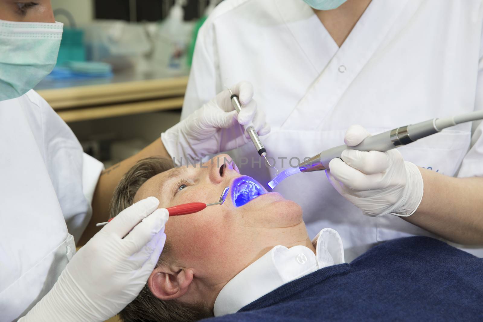 Close up of a Dental Operation