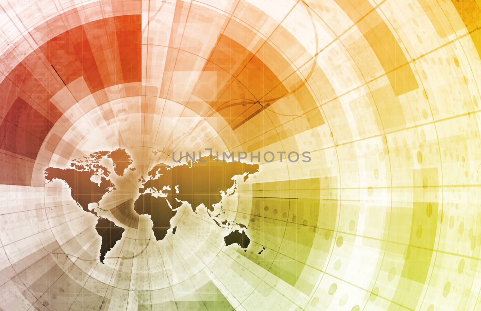 World Community as a Technology Concept Art
