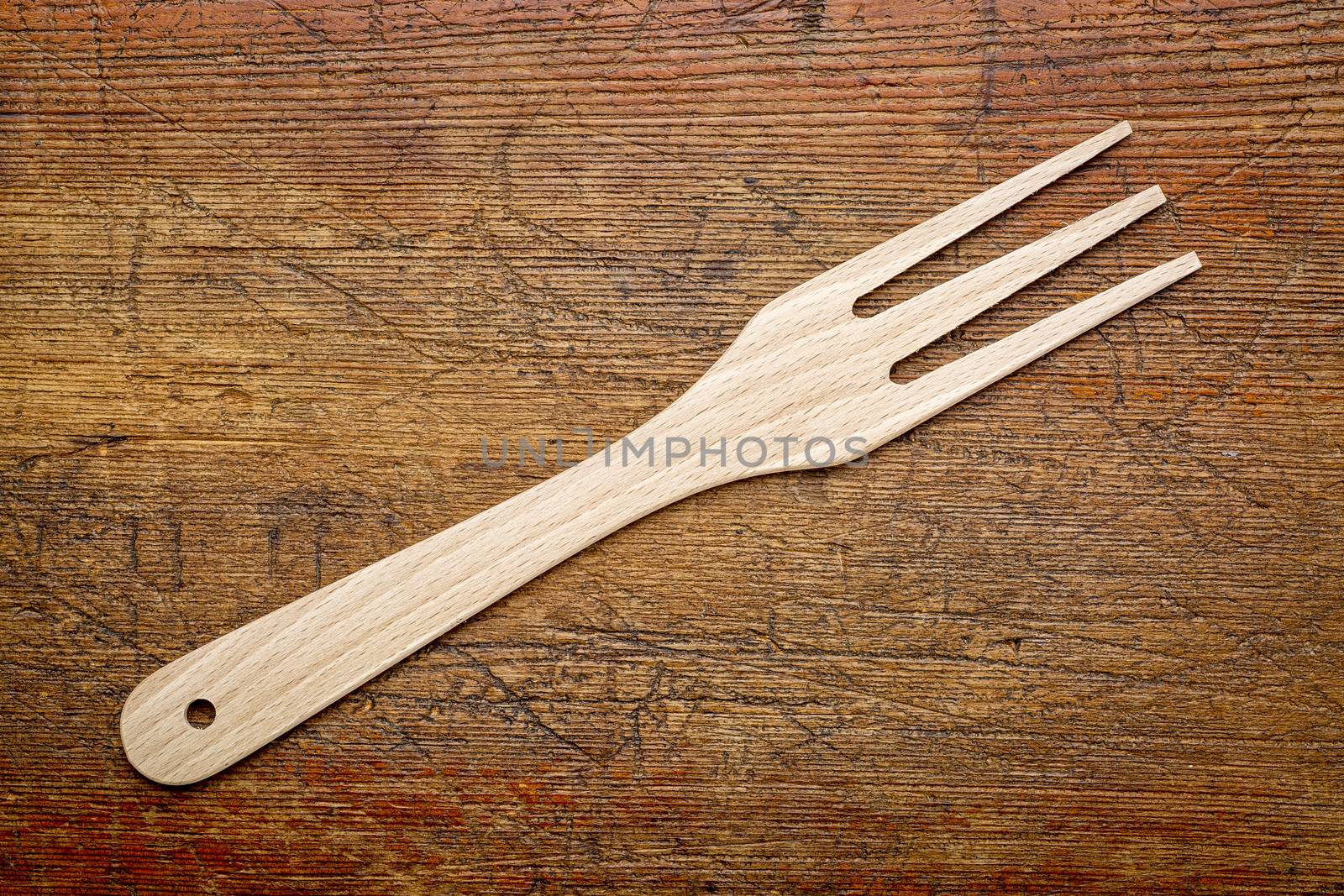 wood fork - folk art by PixelsAway