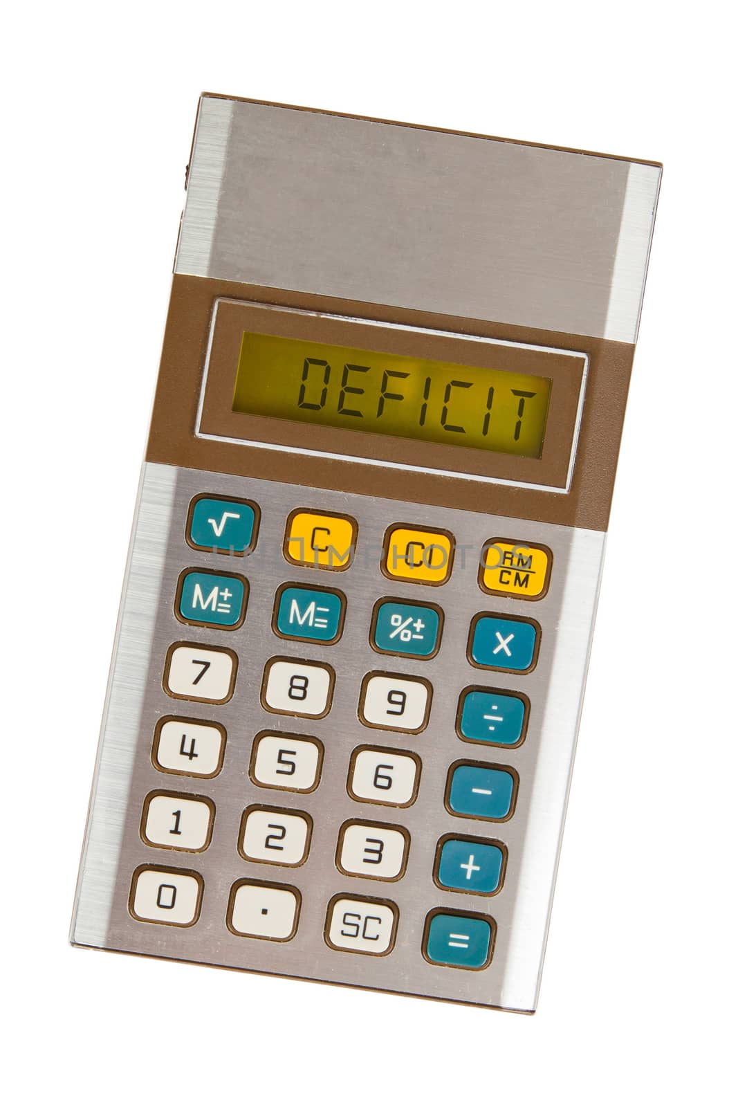 Old calculator - deficit by michaklootwijk