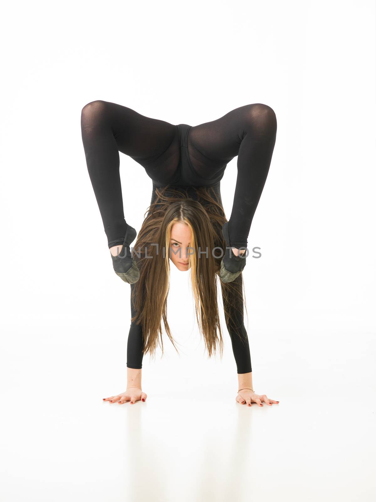 female acrobat by shotsstudio