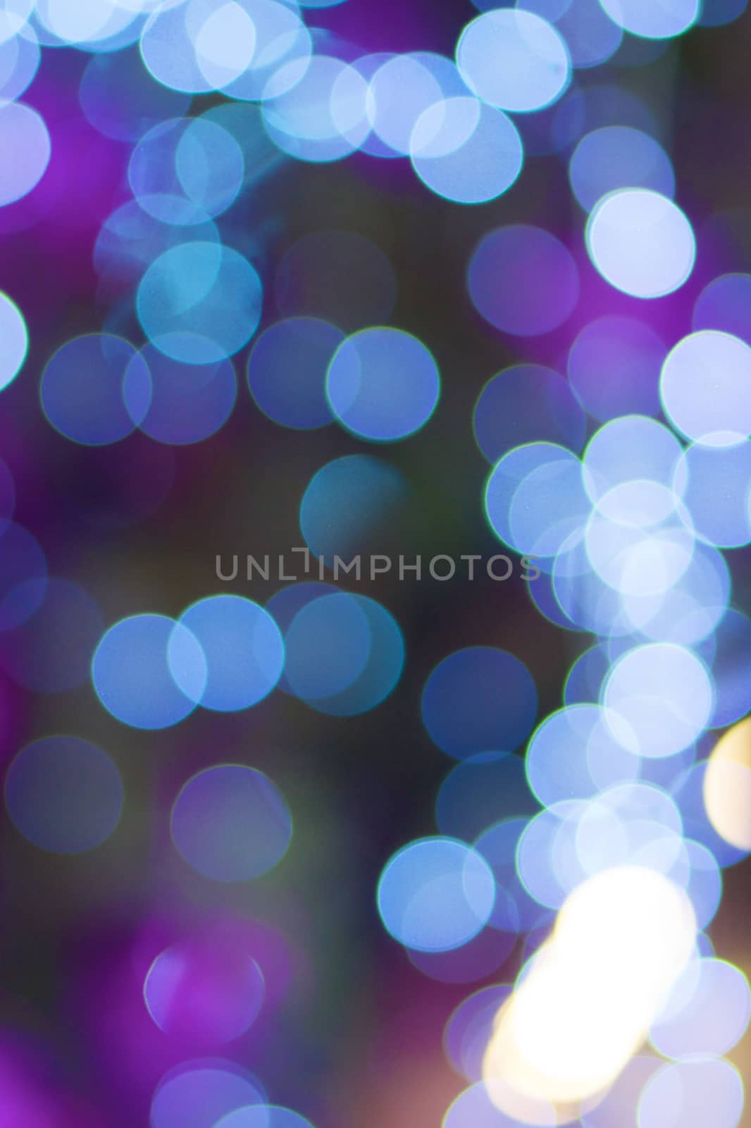 Defocused of glitter or blue bokeh by eaglesky