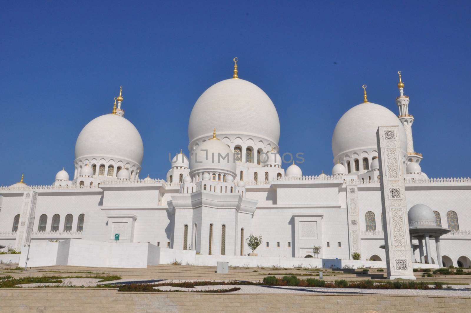 Sheikh Zayed Grand Mosque in Abu Dhabi, UAE