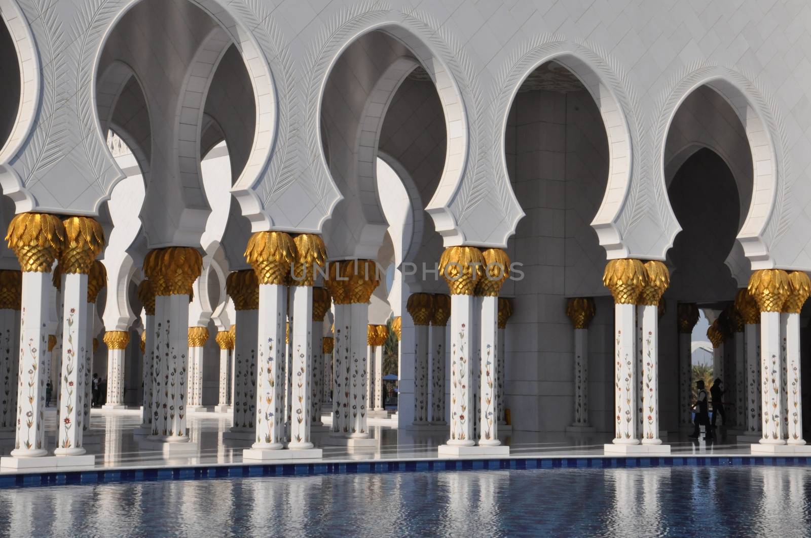 Sheikh Zayed Grand Mosque in Abu Dhabi, UAE