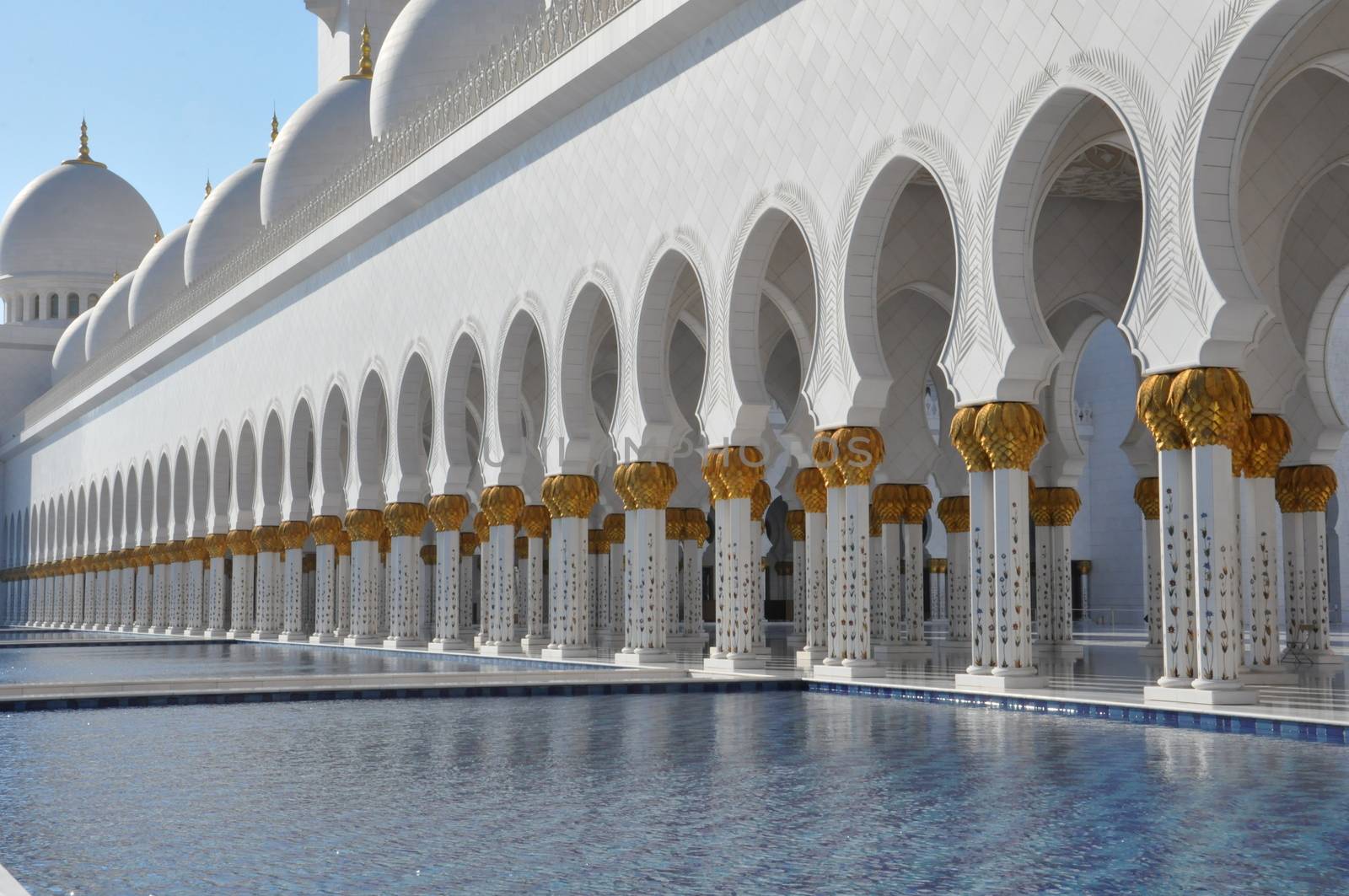 Sheikh Zayed Grand Mosque in Abu Dhabi, UAE