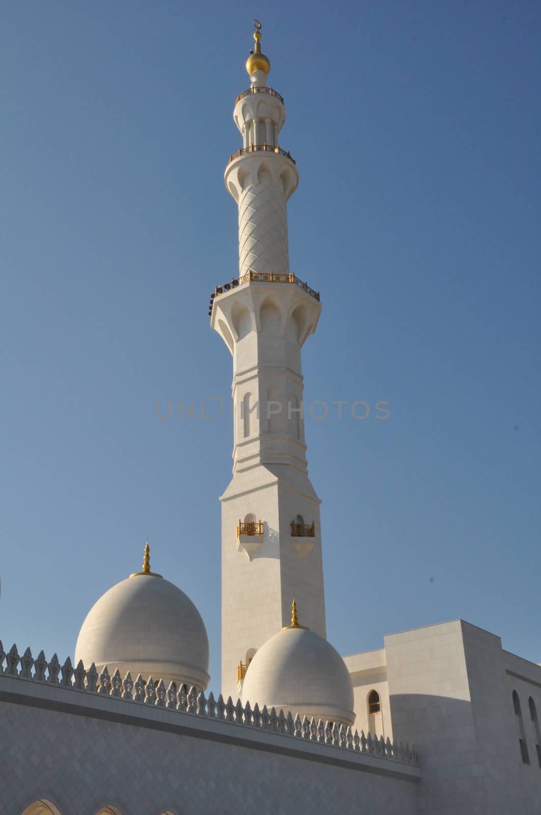 Sheikh Zayed Grand Mosque in Abu Dhabi, UAE