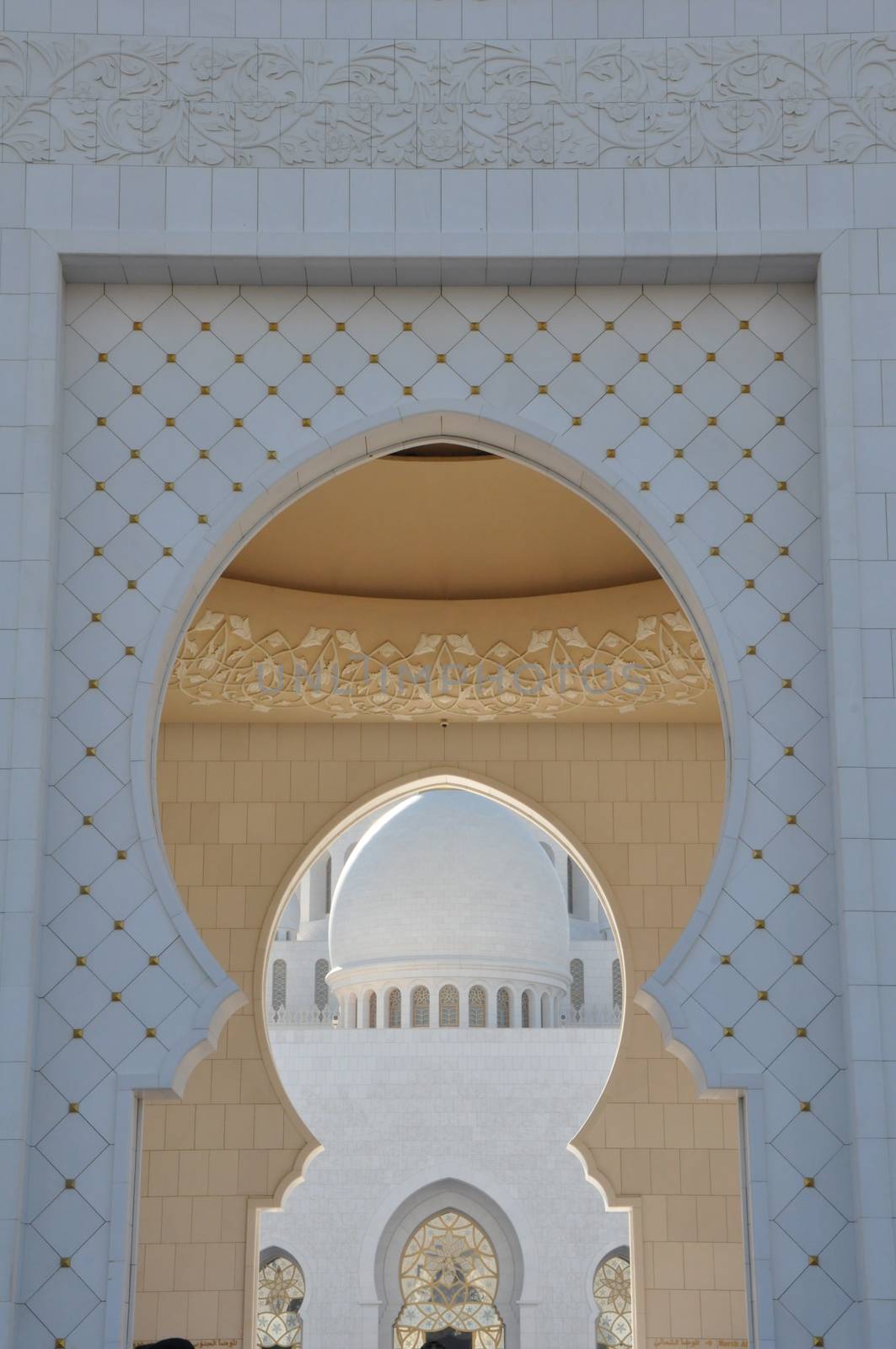 Sheikh Zayed Grand Mosque in Abu Dhabi, UAE