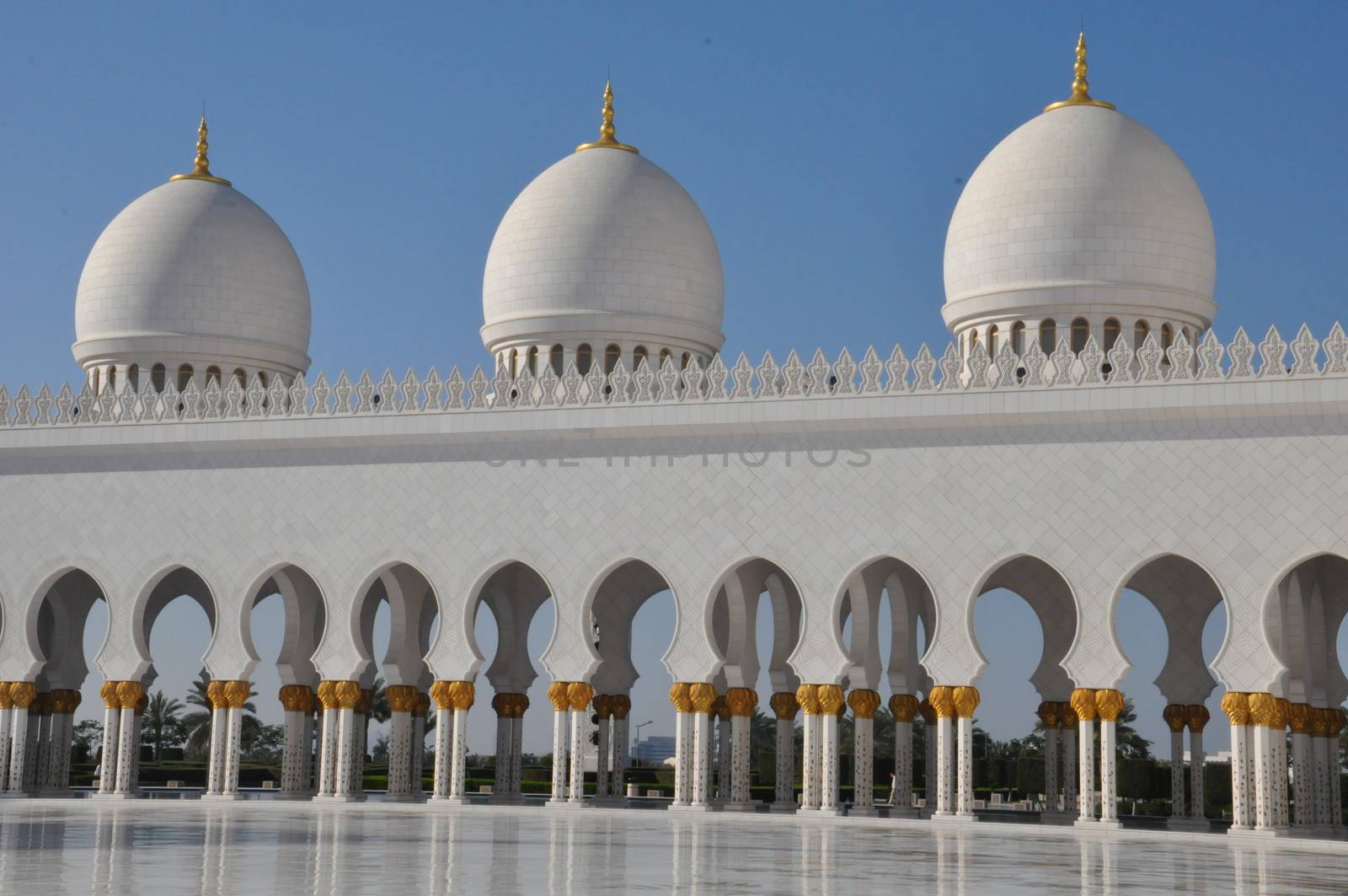 Sheikh Zayed Grand Mosque in Abu Dhabi, UAE