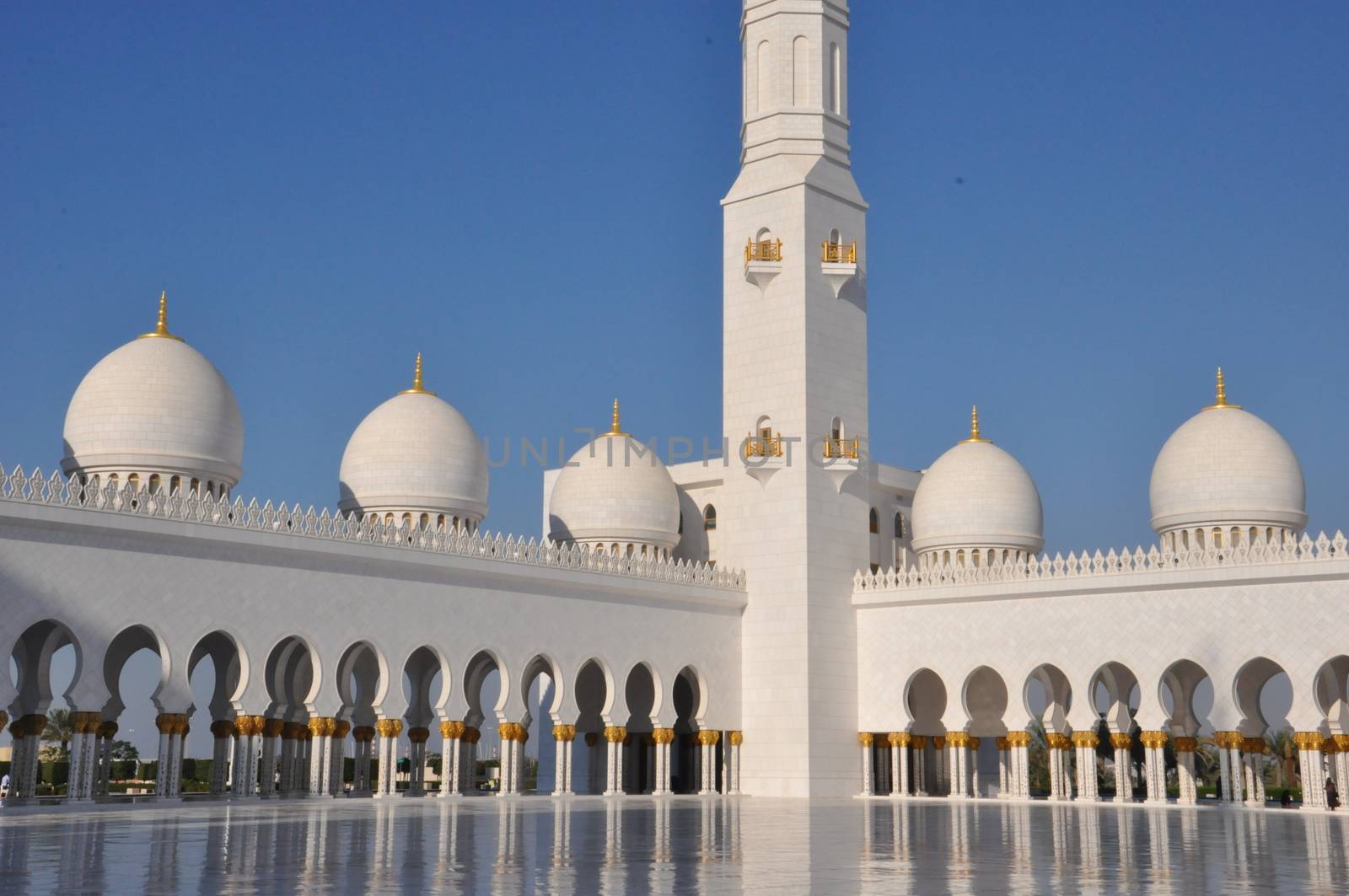 Sheikh Zayed Grand Mosque in Abu Dhabi, UAE