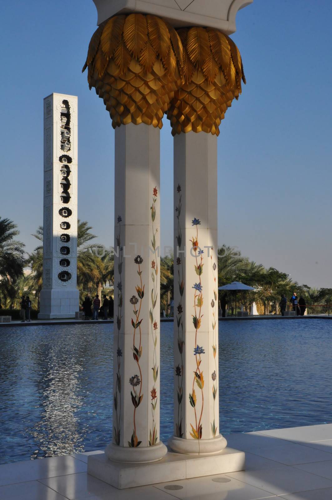 Sheikh Zayed Grand Mosque in Abu Dhabi, UAE