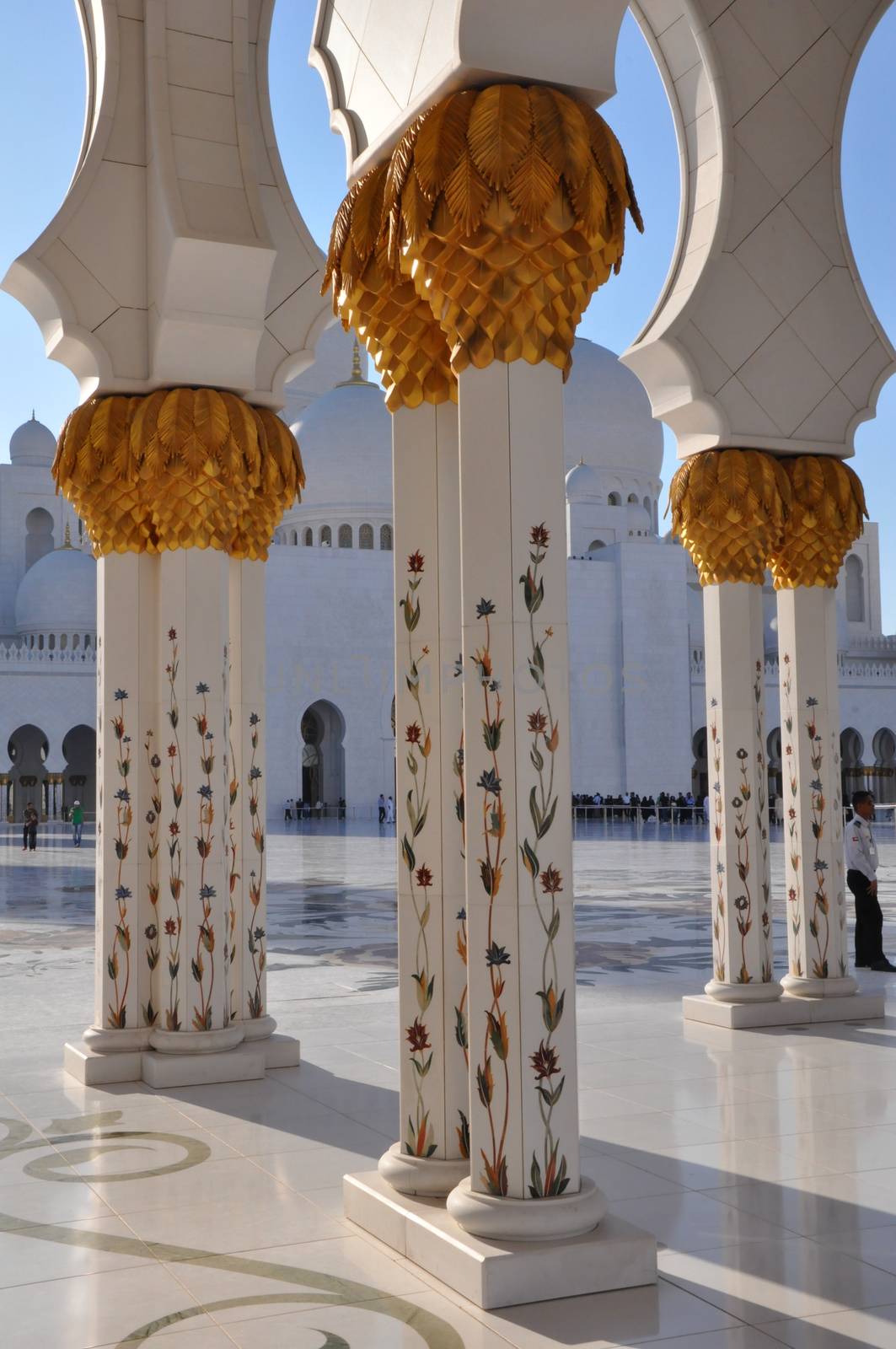 Sheikh Zayed Grand Mosque in Abu Dhabi, UAE