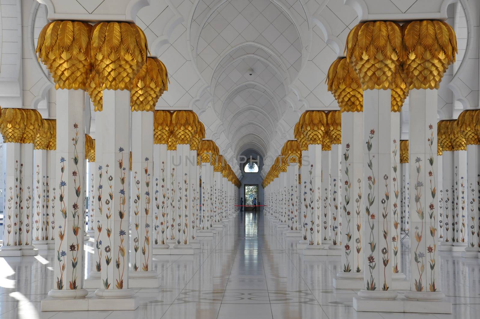 Sheikh Zayed Grand Mosque in Abu Dhabi, UAE