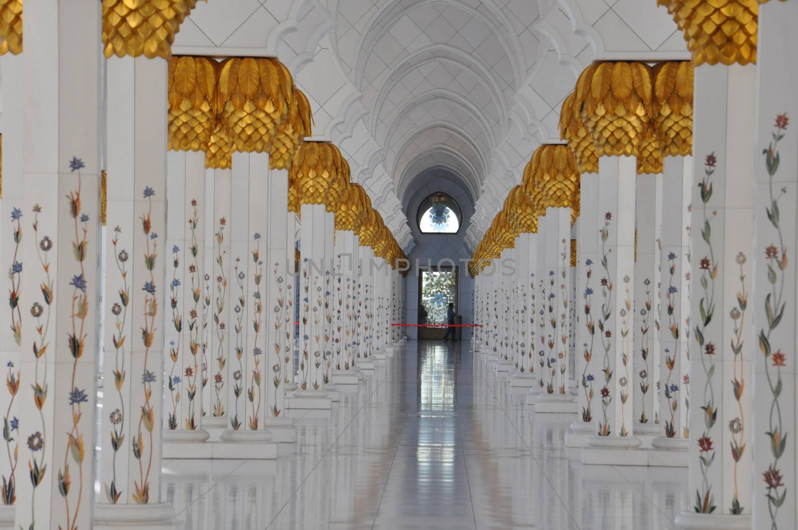 Sheikh Zayed Grand Mosque in Abu Dhabi, UAE