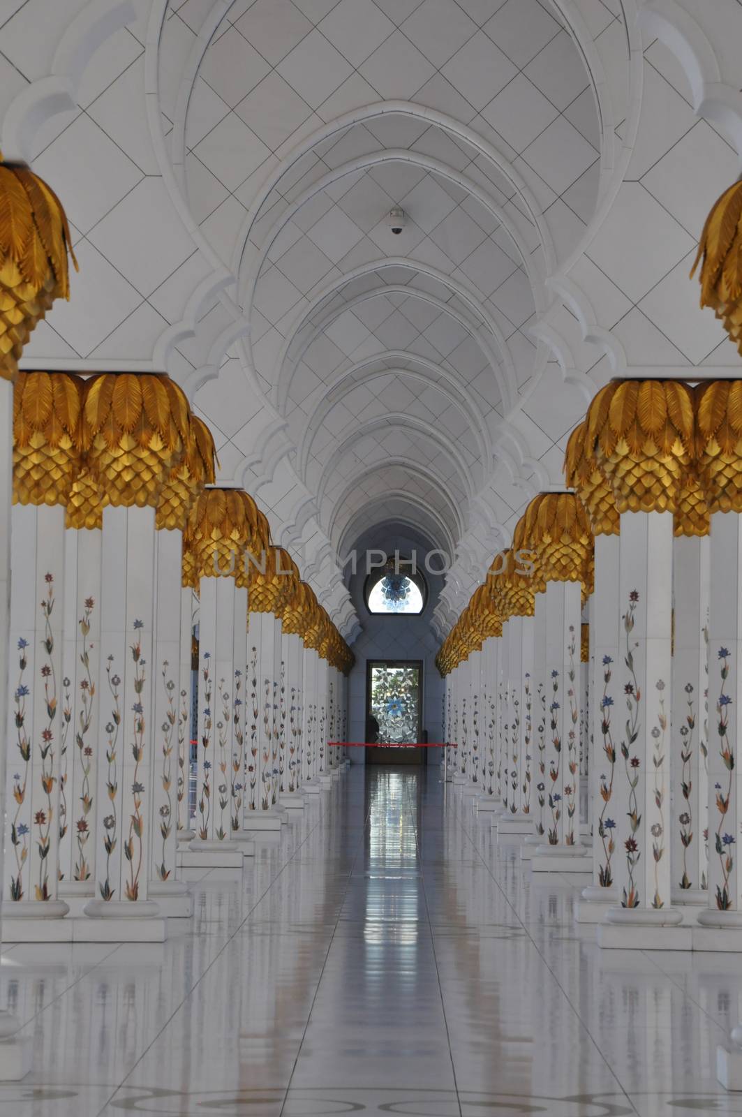 Sheikh Zayed Grand Mosque in Abu Dhabi, UAE