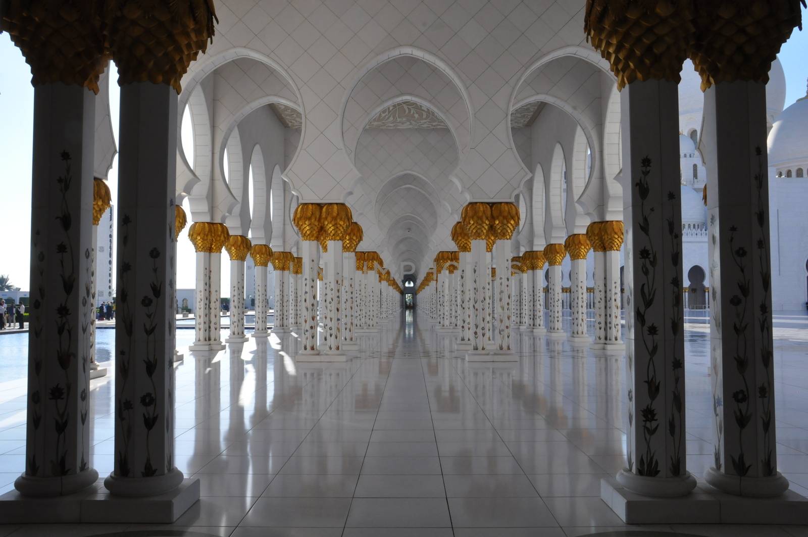 Sheikh Zayed Grand Mosque in Abu Dhabi, UAE